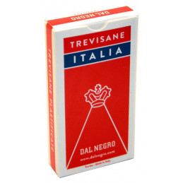 CARTE DA GIOCO  TREVISANE ITALIA (ROSSA) DAL NEGRO 1pz      