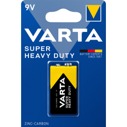 BATTERIA VARTA ZC.SUPERLIFE 9V 6F22 1x              (C10) 1B
