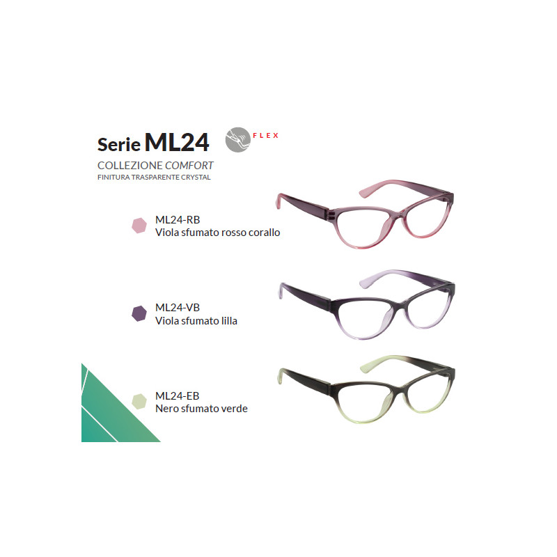 OCCH. GRAD. POLINELLI PVC.(da 2.00) 1pz COL.ASS. (ML-24) OCCH. GRAD. POLINELLI PVC.(da 2.00) 1pz COL.ASS. (ML-24)