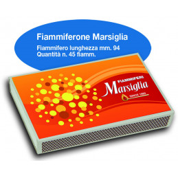 FIAMMIFERI MARSIGLIA FIAMMIFERONE 94mm 45fiammiferi 1x10pz  