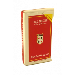 CARTE DA GIOCO BERGAMASCHE 94 EXTRA (ROSSA) DAL NEGRO 1pz   