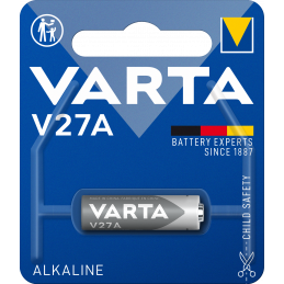 BATTERIA VARTA V27A   1x   12v  ALKALINE            (C10) 1B