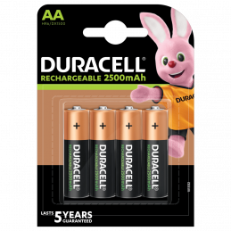 BATTERIA DURACELL RIC.PRECARIC. STILO   1,2V 2500 4x  (C10) 