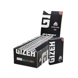 CARTINA GIZEH CORTA NERA DOPPIA EXTRAFINE CC P.A07087005 20x