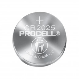 BATTERIA DURACELL 2025    3V. 2x LITIO PROCEL      (C10) 1BL