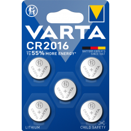 BATTERIA VARTA 2016 5x3v LITIUM               (C10) 1BL     