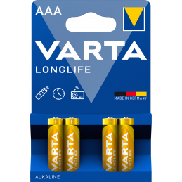 BATTERIA VARTA ALK L.LIFE AAA M/STILO LR03 4x (C10) 1BL     