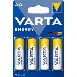 BATTERIA VARTA ALKALINAENERGY AA STILO LR6 4x      (C20) 1BL