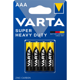 BATTERIA VARTA ZC SUPERHEAVY DUTY MINISTILO R03P 4x (C12) 1B