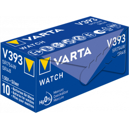 BATTERIA VARTA V393 1x 1,55v OSSIDO/ARGENTO       (C10) 1BL 