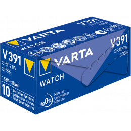 BATTERIA VARTA V391 1x 1,55v OSSIDO/ARGENTO       (C10) 1BL 