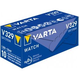 BATTERIA VARTA V329 1x 1,55v OSSIDO/ARGENTO  (C10) 1BL      