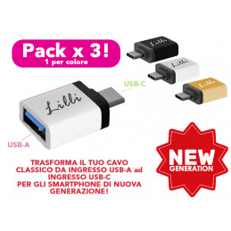 CAVO ADATTATORE USB to TIPE-C 1x3pz                         