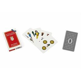 CARTE DA GIOCO SICILIANE PRO (ROSSA) DAL NEGRO 1pz          