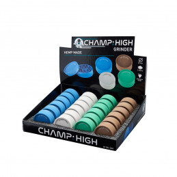 TRITATABACCO GRINDER CHAMP 42mm 2parti GOMMATO (C24) 1pz    