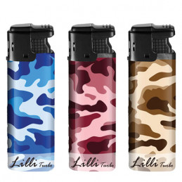 ACCENDINO LILLI NORM. TURBO RIC. NEW CAMOUFLAGE (C50) 1pz   