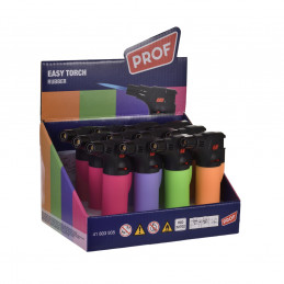 ACCENDIGAS TURBO RIC. PROF TORCH MINI RUBBER PASTELLO (C12) 