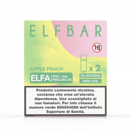 ElfBar ELFA Pod Prericaricata - apple peach - 0mg/ml - 1x2pz