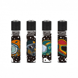 ACCENDINO CLIPPER LARGEPIET. SPACE HELMET (C48) 1pz         